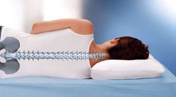 Why does the cervical column osteochondrosis occur