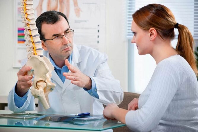 Call for a specialist for the treatment of lumbar osteochondrosis