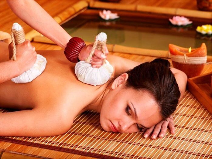 Carry out an ice massage session