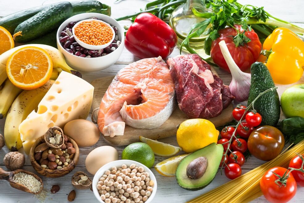 Healthy diet for osteochondrosis